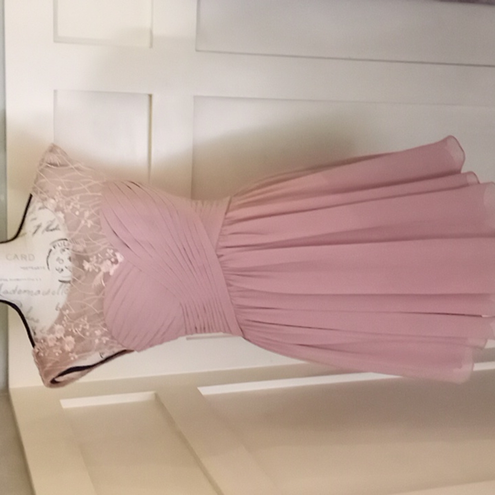 Azazie Betty Dusty Pink Bridesmaid Dress